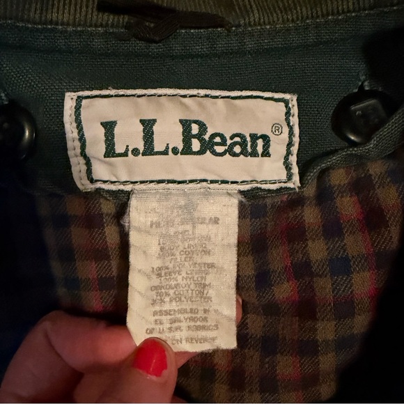 L.L. Bean Hunter Green Barn Jacket - Picture 5 of 5